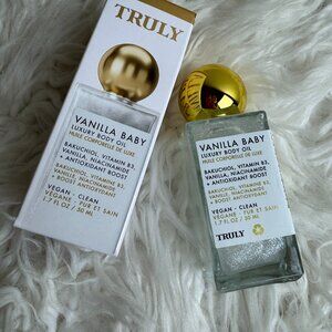 Truly Vanilla Baby Luxury Body Oil 4 oz – NIB – Clean, Gentle, Vegan Skincare